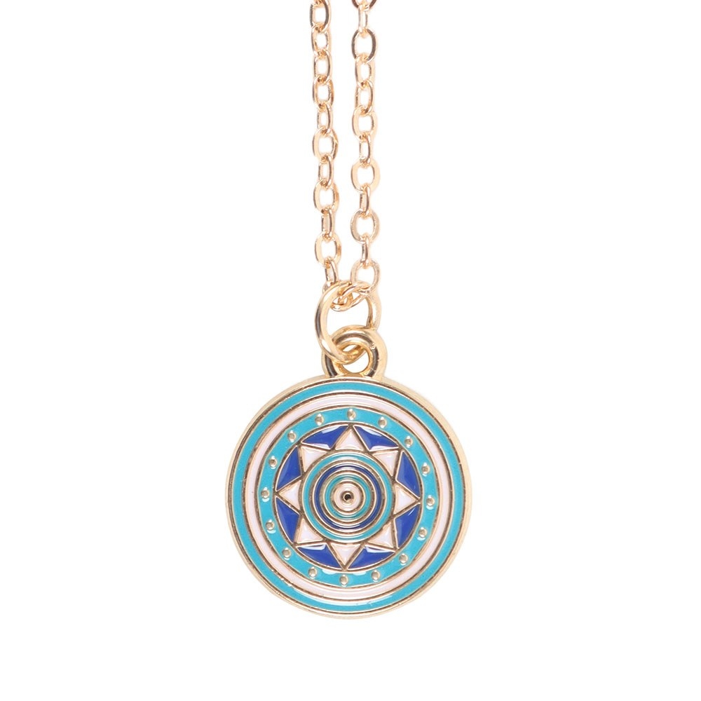 Something Different - All Seeing Eye Karte mit Halskette - Blau